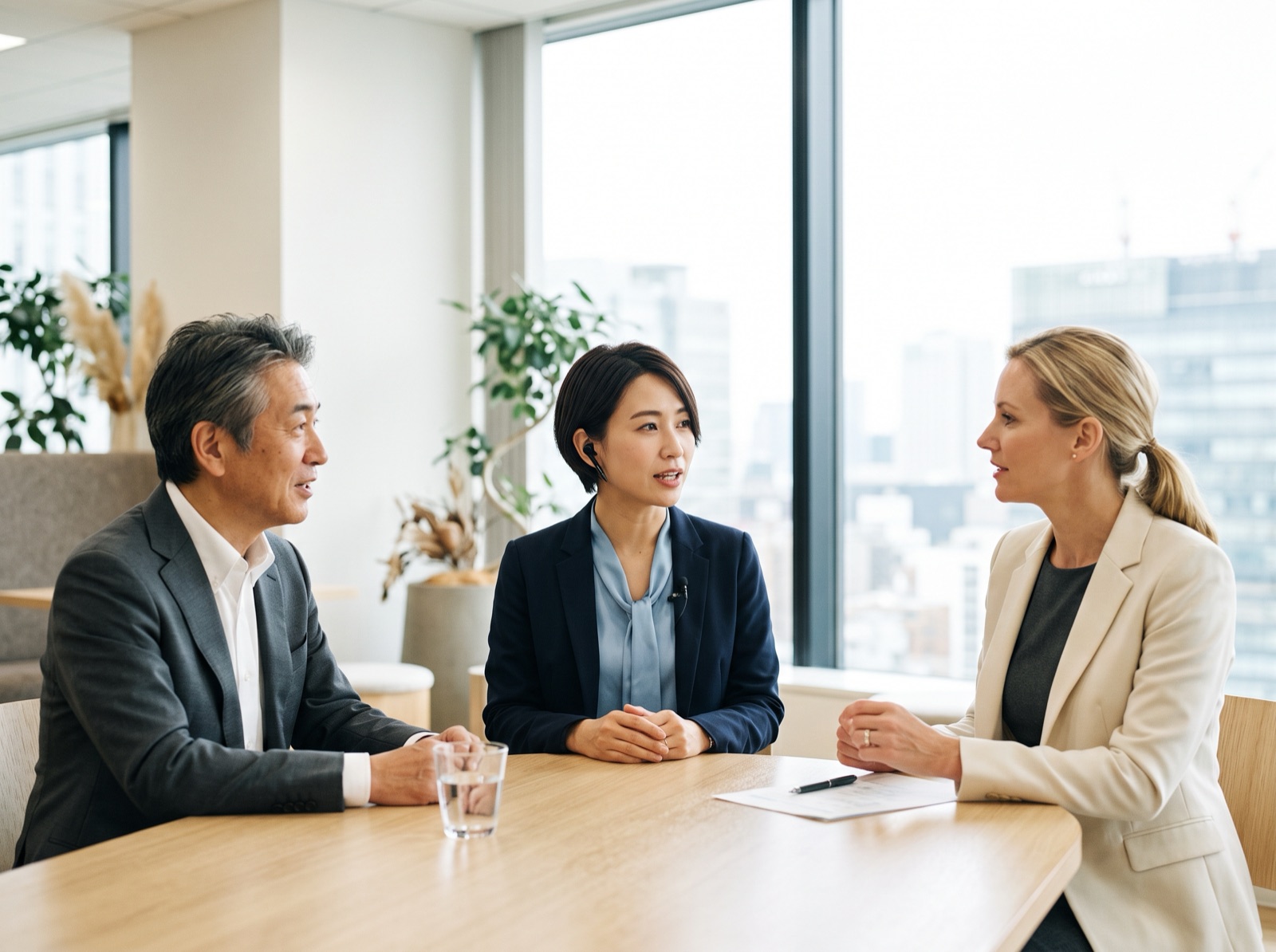 ビジネス通訳の様子