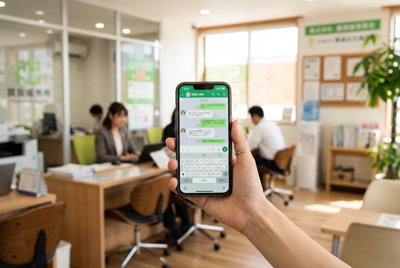 LINEを活用した顧客対応システム
